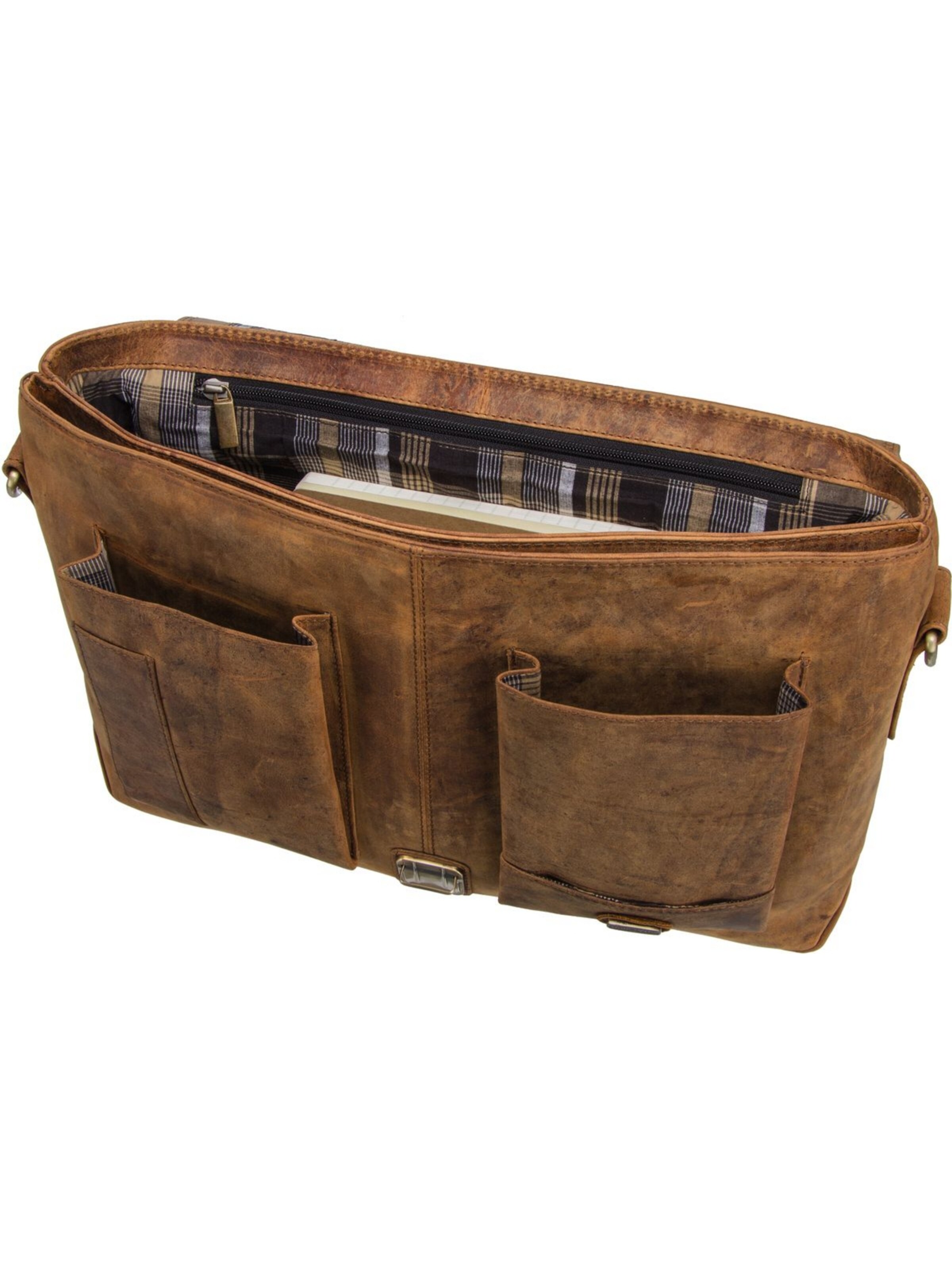 Harold's Document Bag 'Antic 2634' in Brown