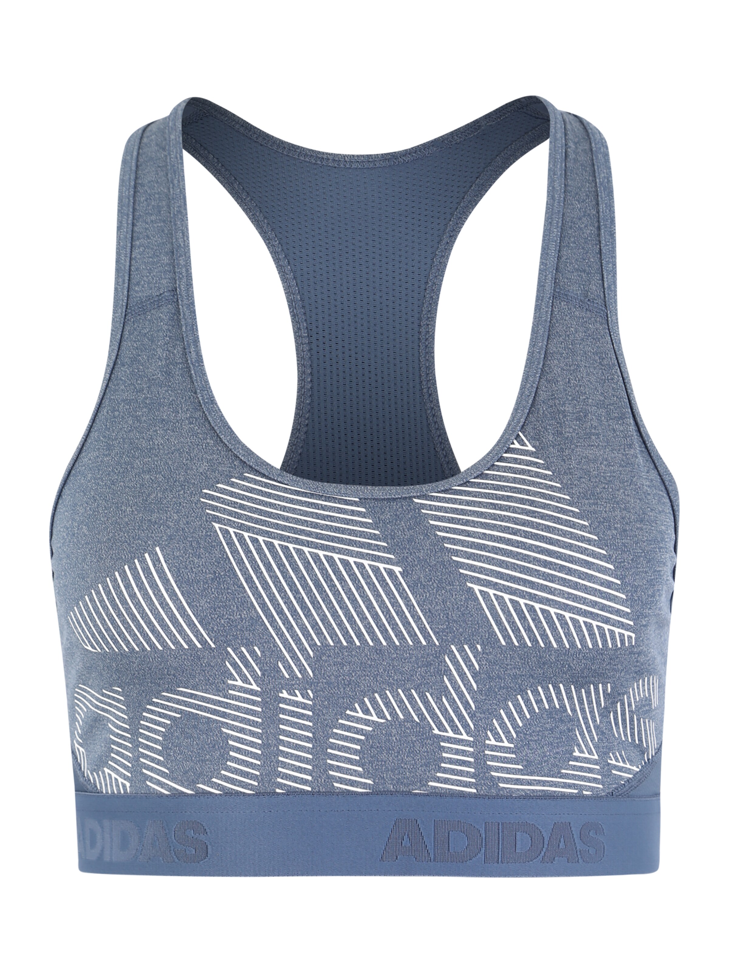 ADIDAS PERFORMANCE - Sport bh in de kleur Duifblauw