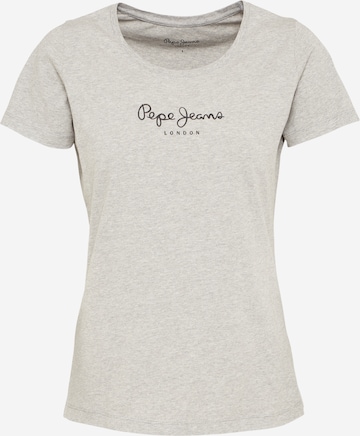 Tricou 'NEW VIRGINIA' de la Pepe Jeans pe gri: față