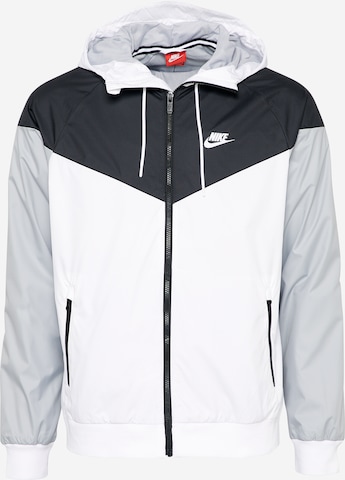 Veste mi-saison Nike Sportswear en blanc : devant