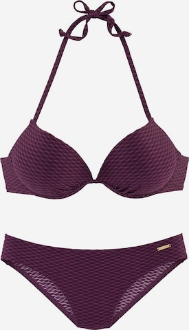 BRUNO BANANI Bikini w kolorze czerwony: przód