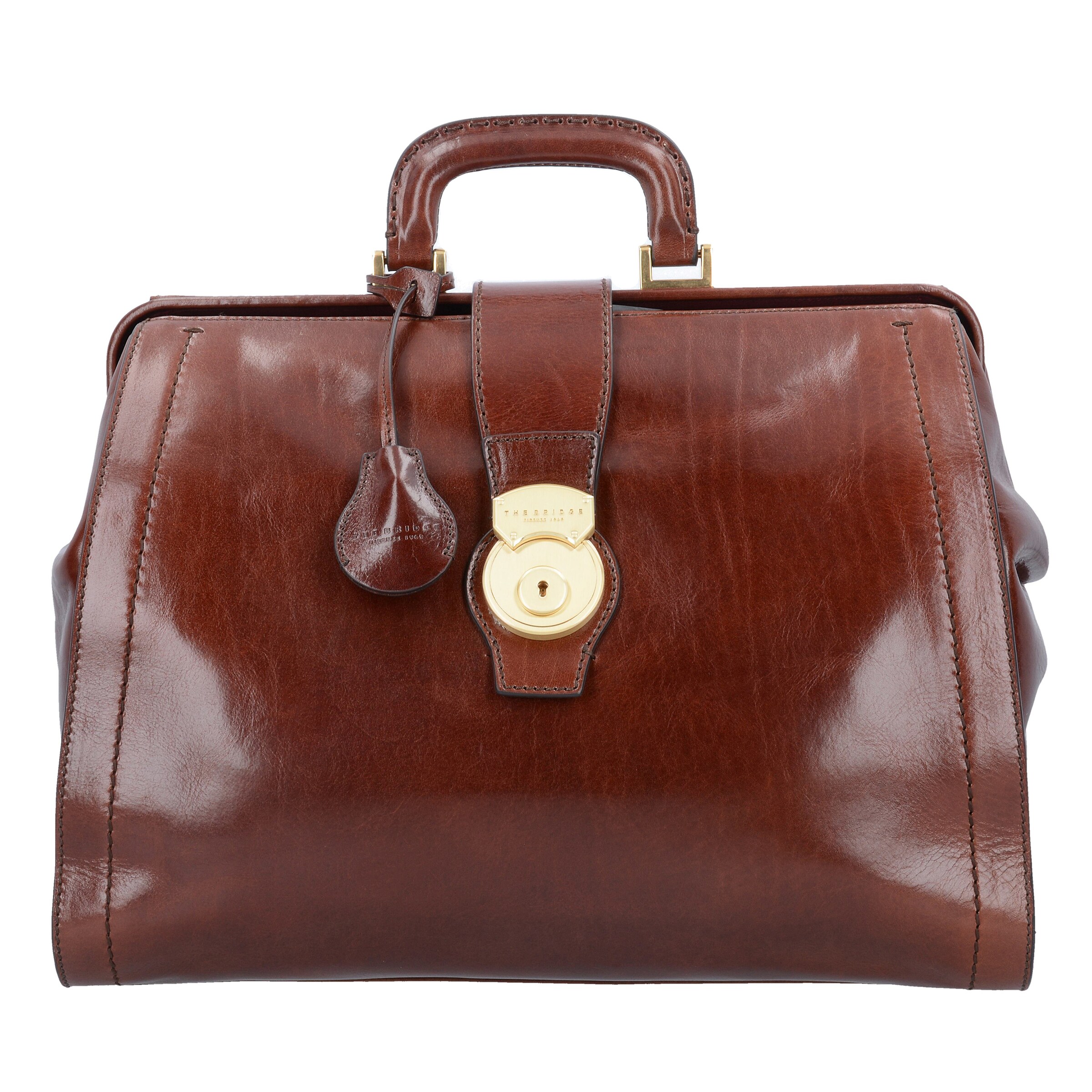 The Bridge - Aktentas 'Capalbio' in de kleur Karamel