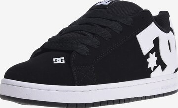 DC Shoes Matalavartiset tennarit 'COURT GRAFFIK' värissä musta: edessä