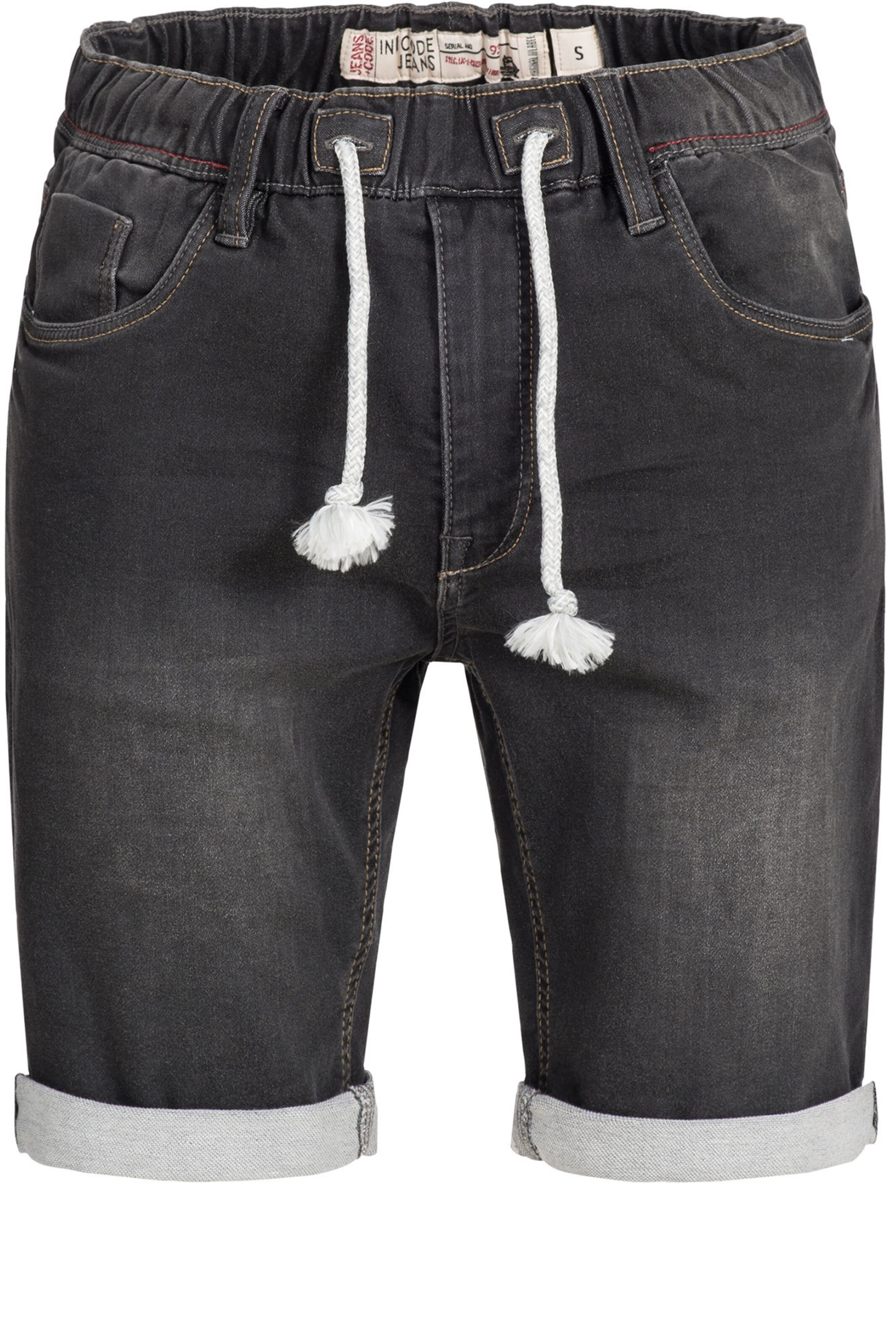 INDICODE JEANS Pants ' Kadin Shorts ' in Black: front