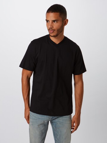 SCHIESSER Shirt in Zwart: voorkant