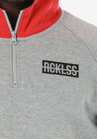 Young & Reckless Kapuzenpullover 'Foreign Exchange' in Grau