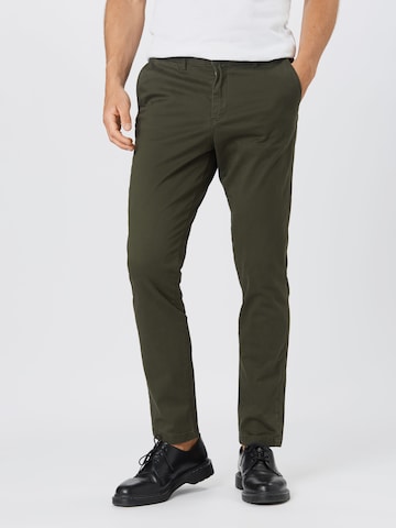 JACK & JONES Chino Pants 'Marco Bowie' in Green: front