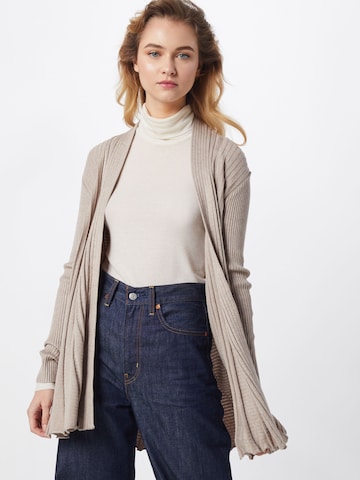 Cardigan 'CLAUDISSE' Freequent en beige : devant