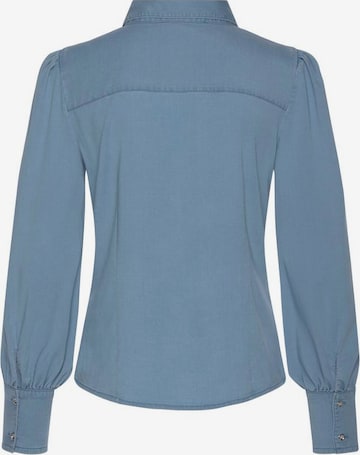 VIVANCE Bluse in Blau