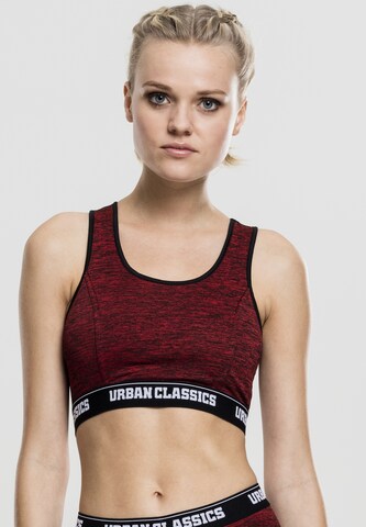 Urban Classics Bralette Bra 'Active' in Red: front