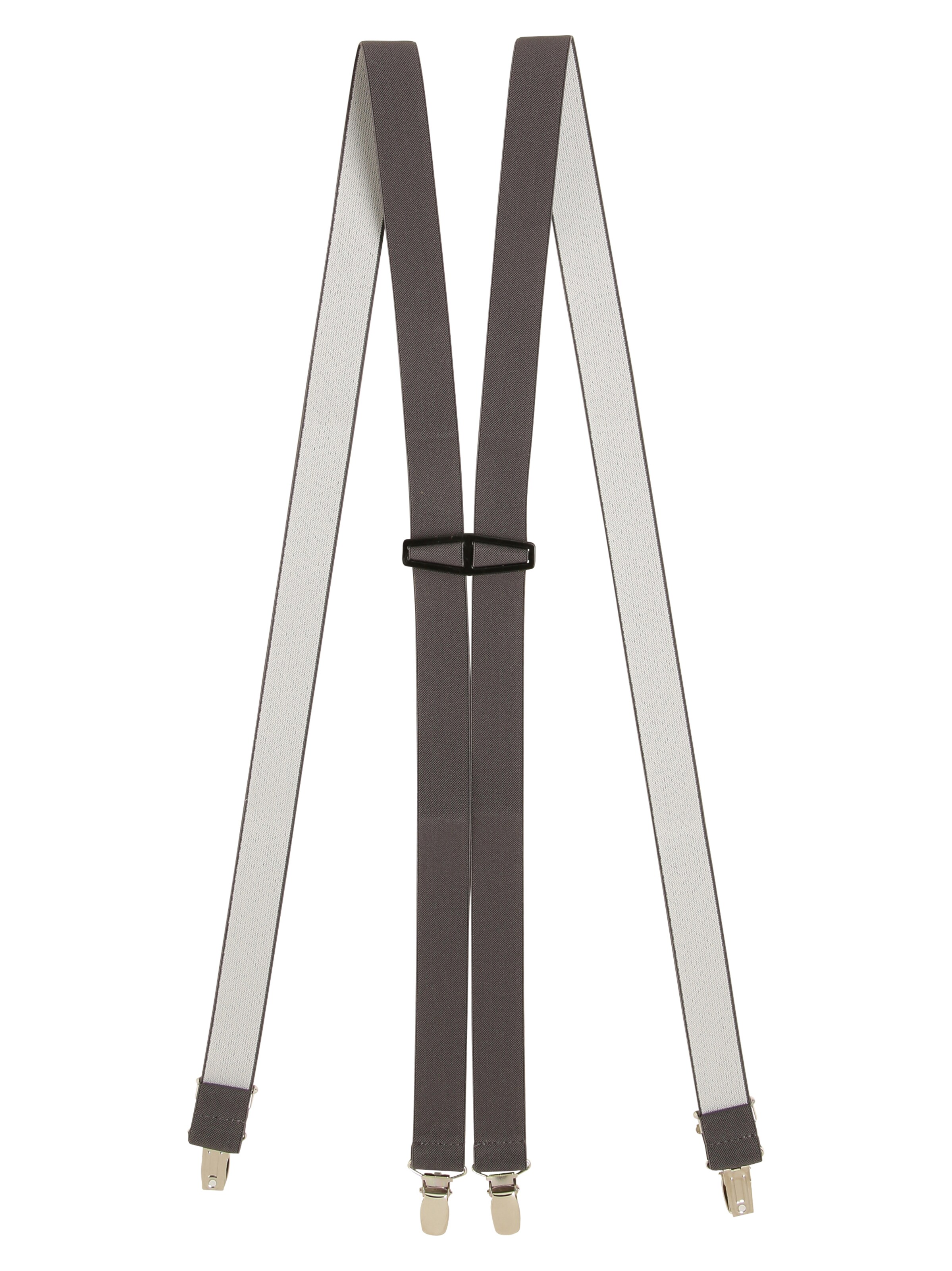 Bretelles de pantalon Andrew James en gris : devant