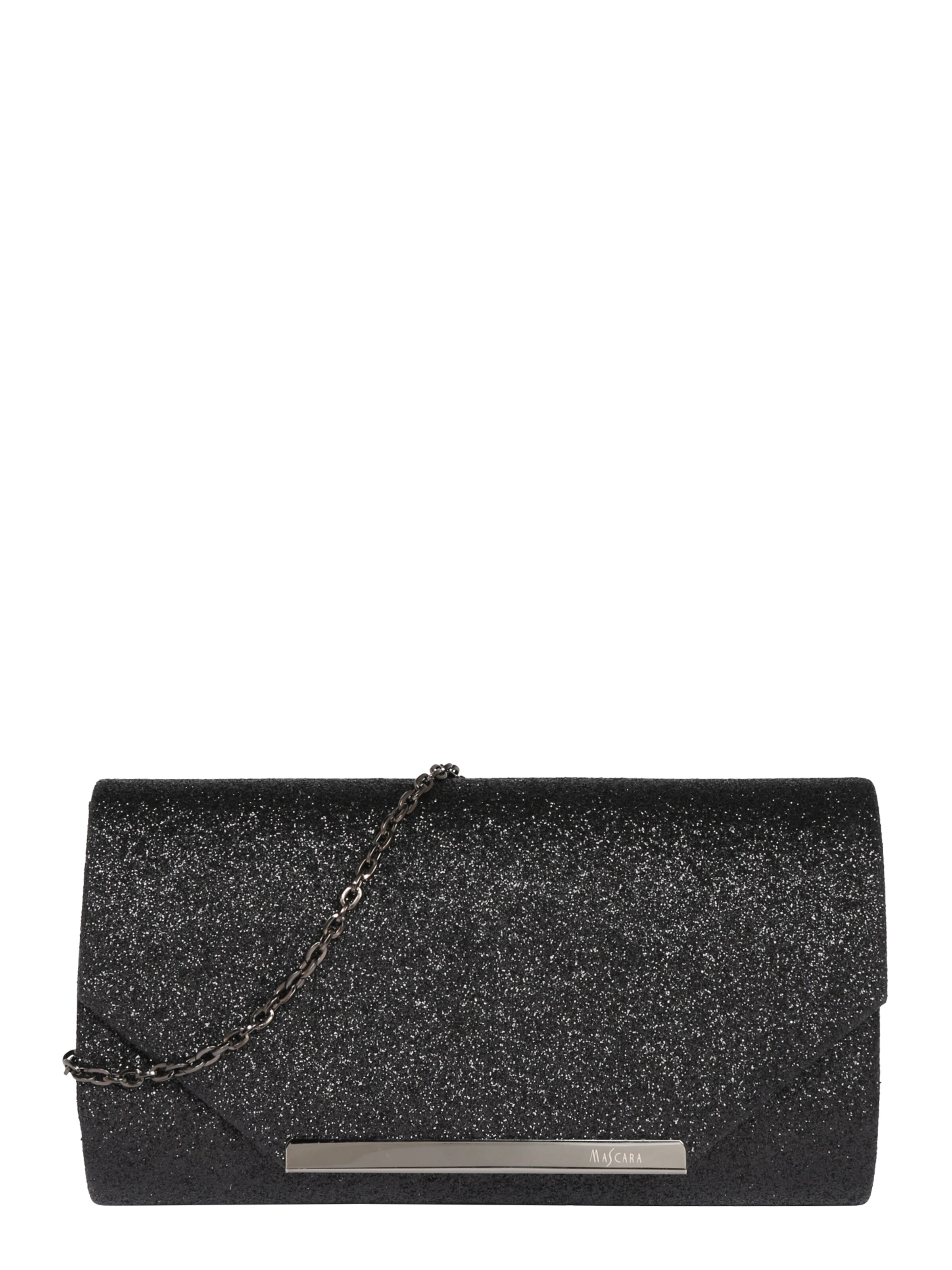 mascara - Clutch 'ENVELOPE FOLD' in de kleur Zwart