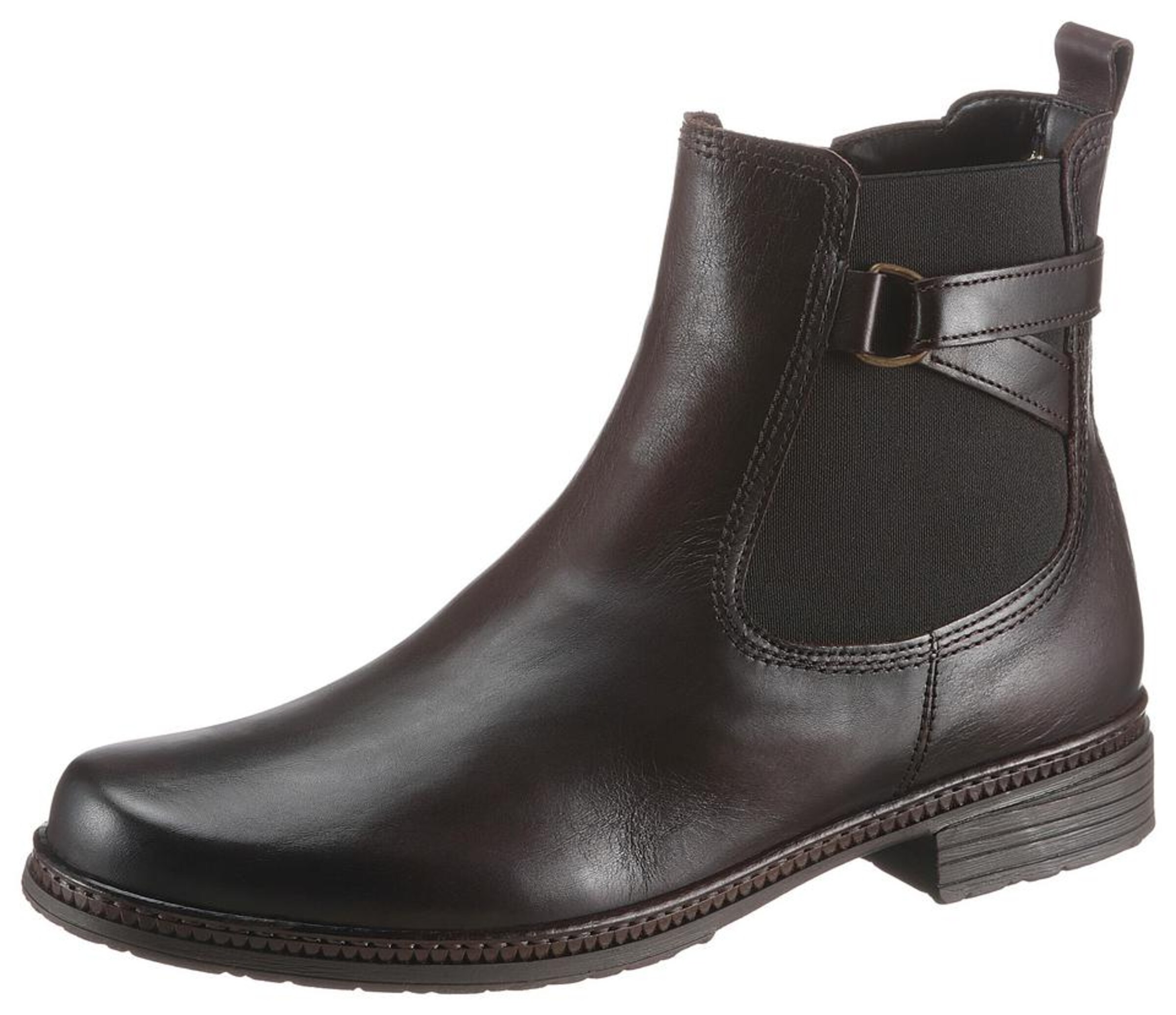 GABOR Chelsea Boots in Braun: Vorderseite
