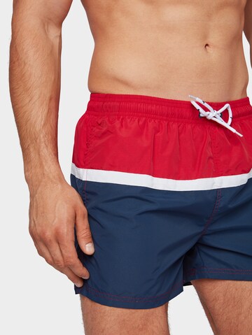 Regular Shorts de bain TOM TAILOR en bleu