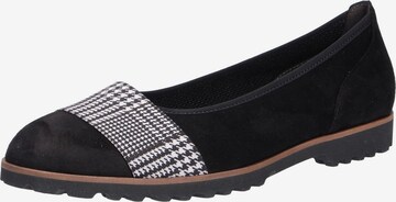 GABOR Ballet Flats in Black: front