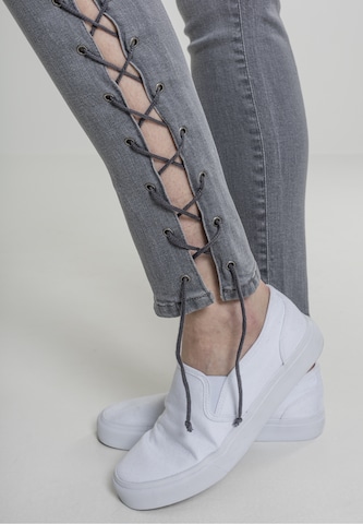 Skinny Jeans de la Urban Classics pe gri
