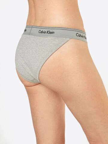 Slip Calvin Klein Underwear en gris : derrière