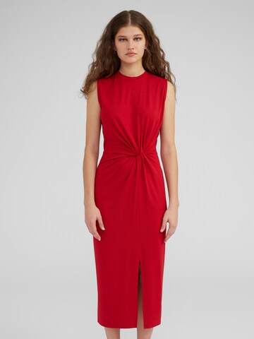 EDITED Φόρεμα σε κόκκινο: μπροστά