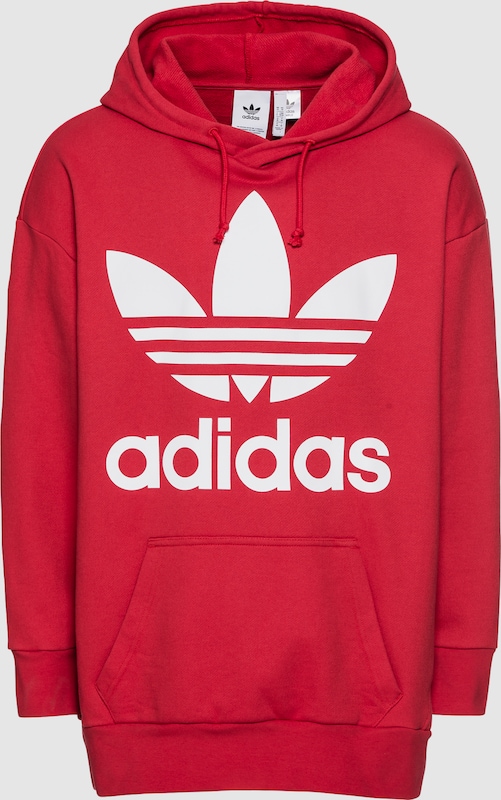 rot in HOODIE' OVERGrößeD 'TREFOIL Hoodie ORIGINALS ADIDAS rot in HOODIE' OVERGrößeD 'TREFOIL Hoodie ORIGINALS ADIDAS