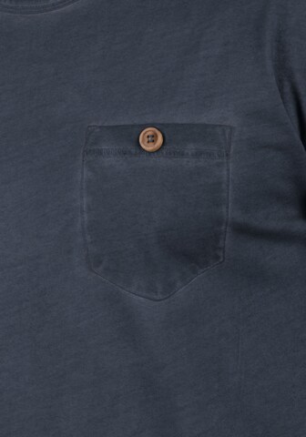 !Solid V-Shirt 'Terkel' in Blau