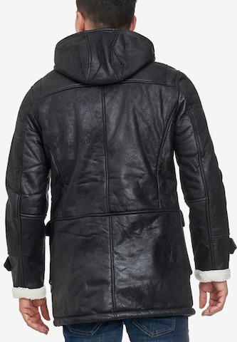 INDICODE JEANS Winter Coat 'Calshot' in Black