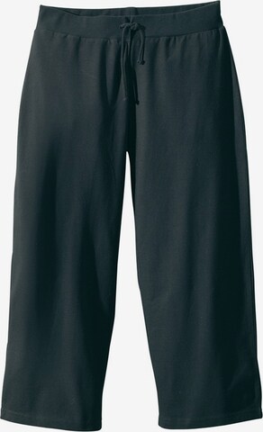 BEACH TIME Loosefit Broek in Zwart: voorkant