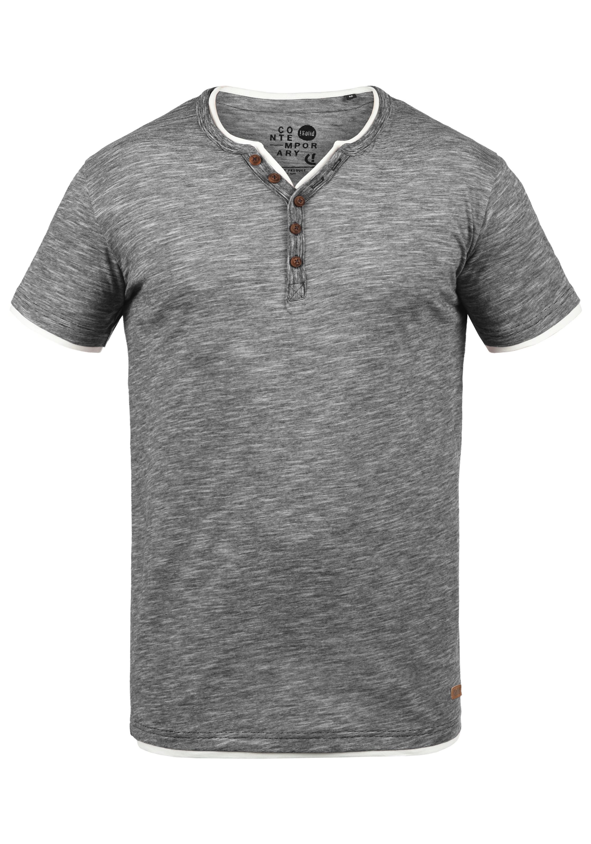 !Solid - Camisa 'Digos' em cinzento: frente