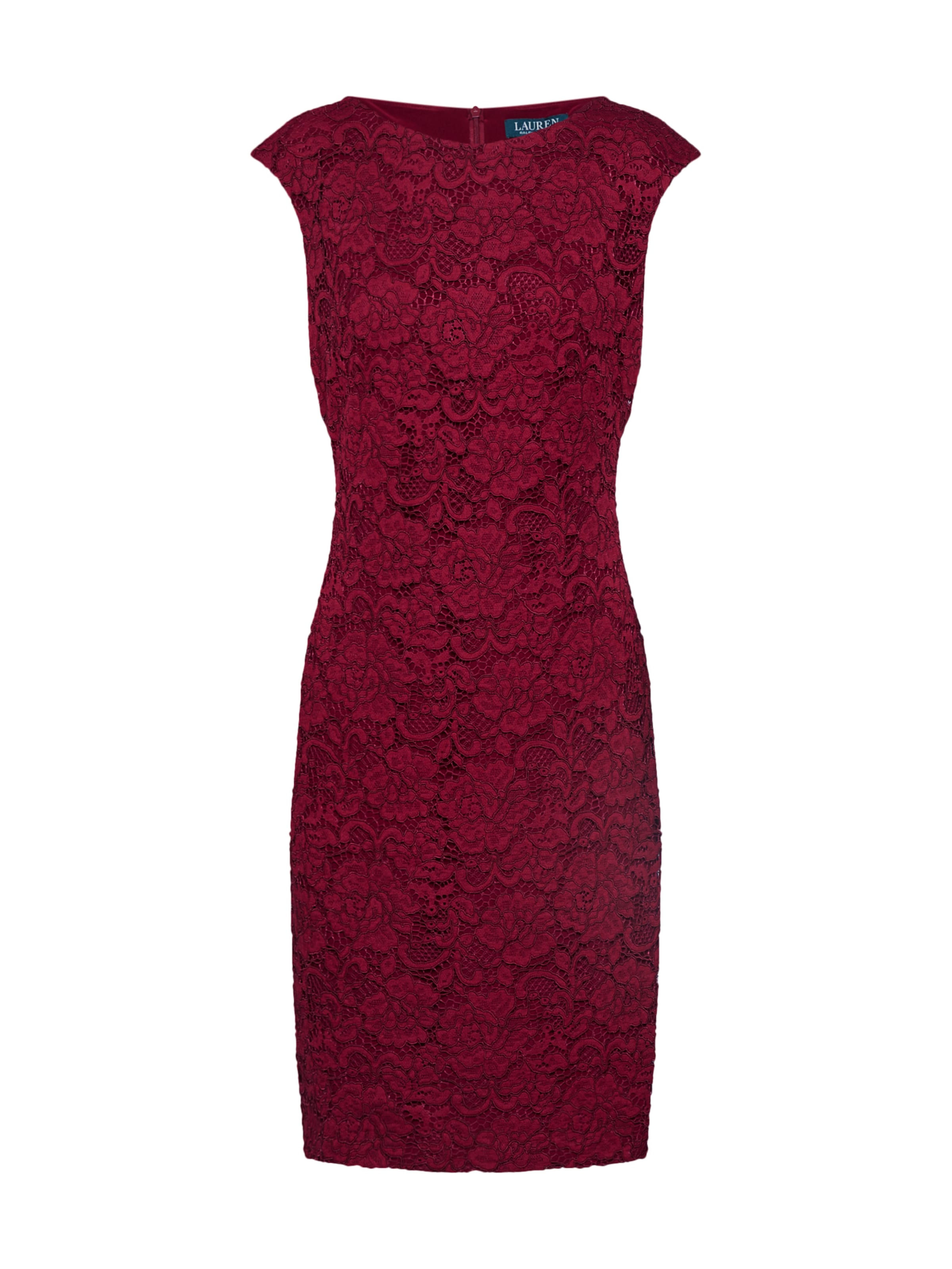 Lauren Ralph Lauren - Cocktailjurk 'CITHYA-CAP' in de kleur Karmijnrood