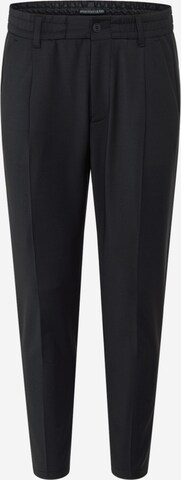 DRYKORN Regular Pleat-Front Pants 'Chasy' in Black: front