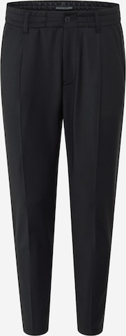 DRYKORN Regular Pleat-Front Pants 'Chasy' in Black: front