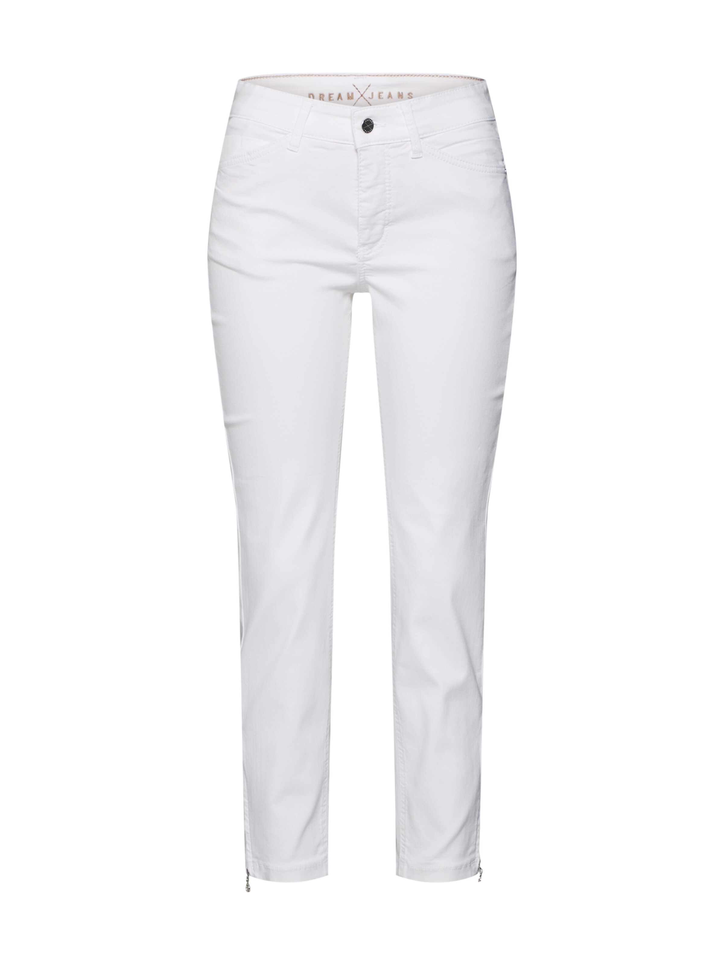 MAC Jeans 'Dream Chic' in Wit: voorkant