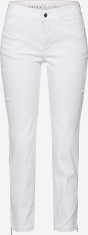 MAC Jeans 'Dream Chic' in Wit: voorkant