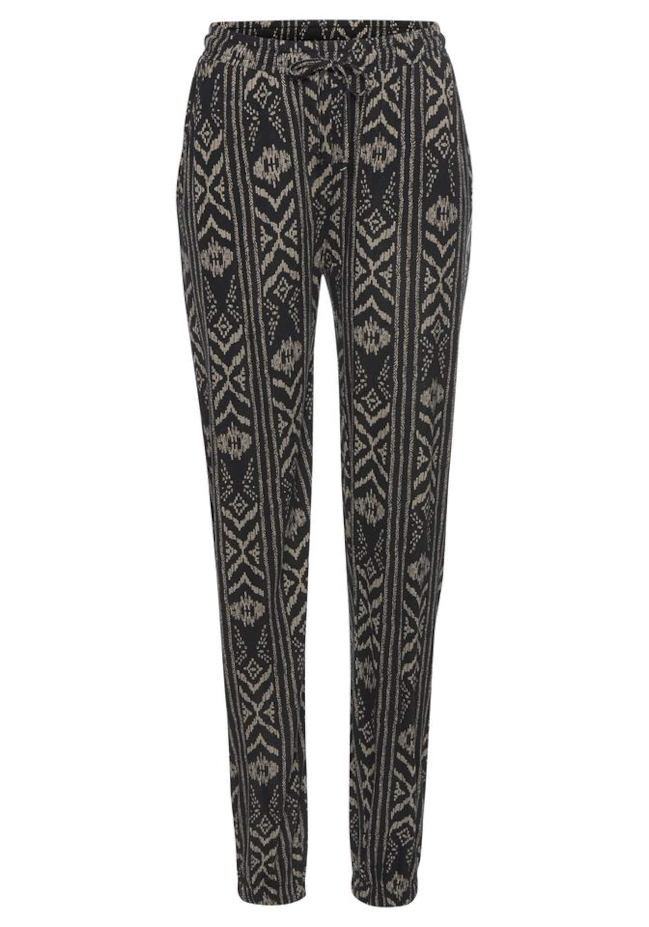 LASCANA Tapered Housut värissä musta: etupuoli