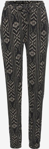 Effilé Pantalon LASCANA en noir : devant