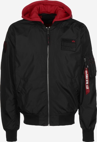 ALPHA INDUSTRIES Regularny krój Kurtka przejściowa w kolorze czarny