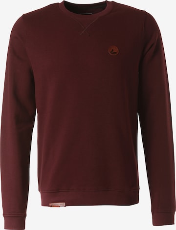 Sweat-shirt 'Milo' Lakeville Mountain en rouge : devant