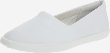 ECCO Classic Flats 'Simpil' in White: front