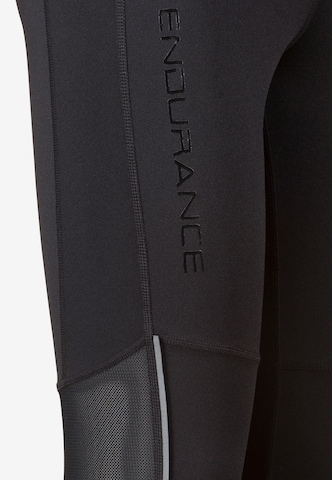 ENDURANCE Skinny Sportbyxa 'Mahana' i svart