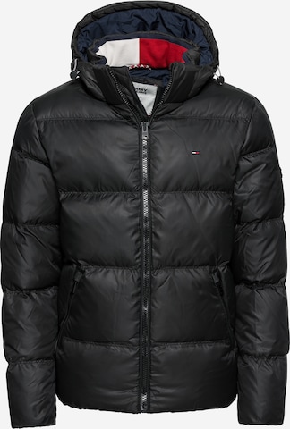 Veste d’hiver 'Essenial' Tommy Jeans en noir : devant