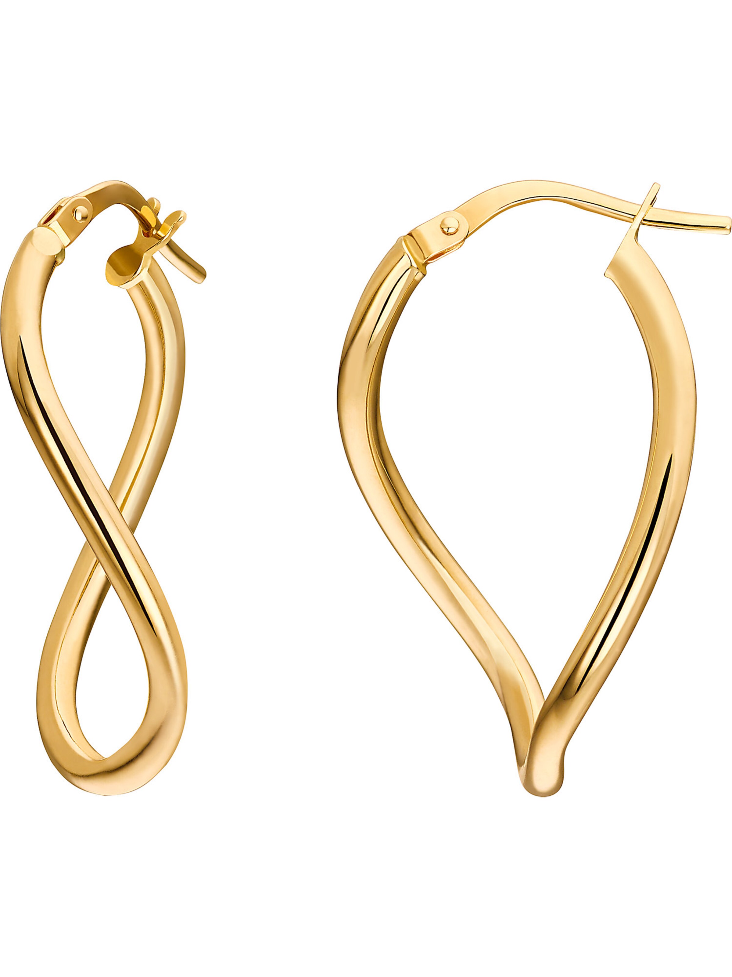 CHRIST Ohrringe in Gold