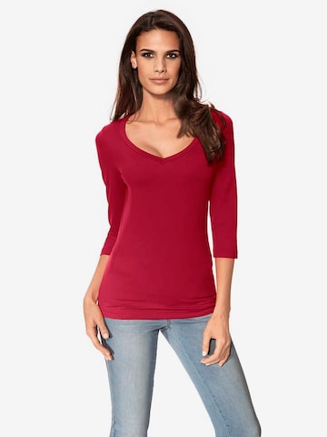 heine Shirt in Rood: voorkant