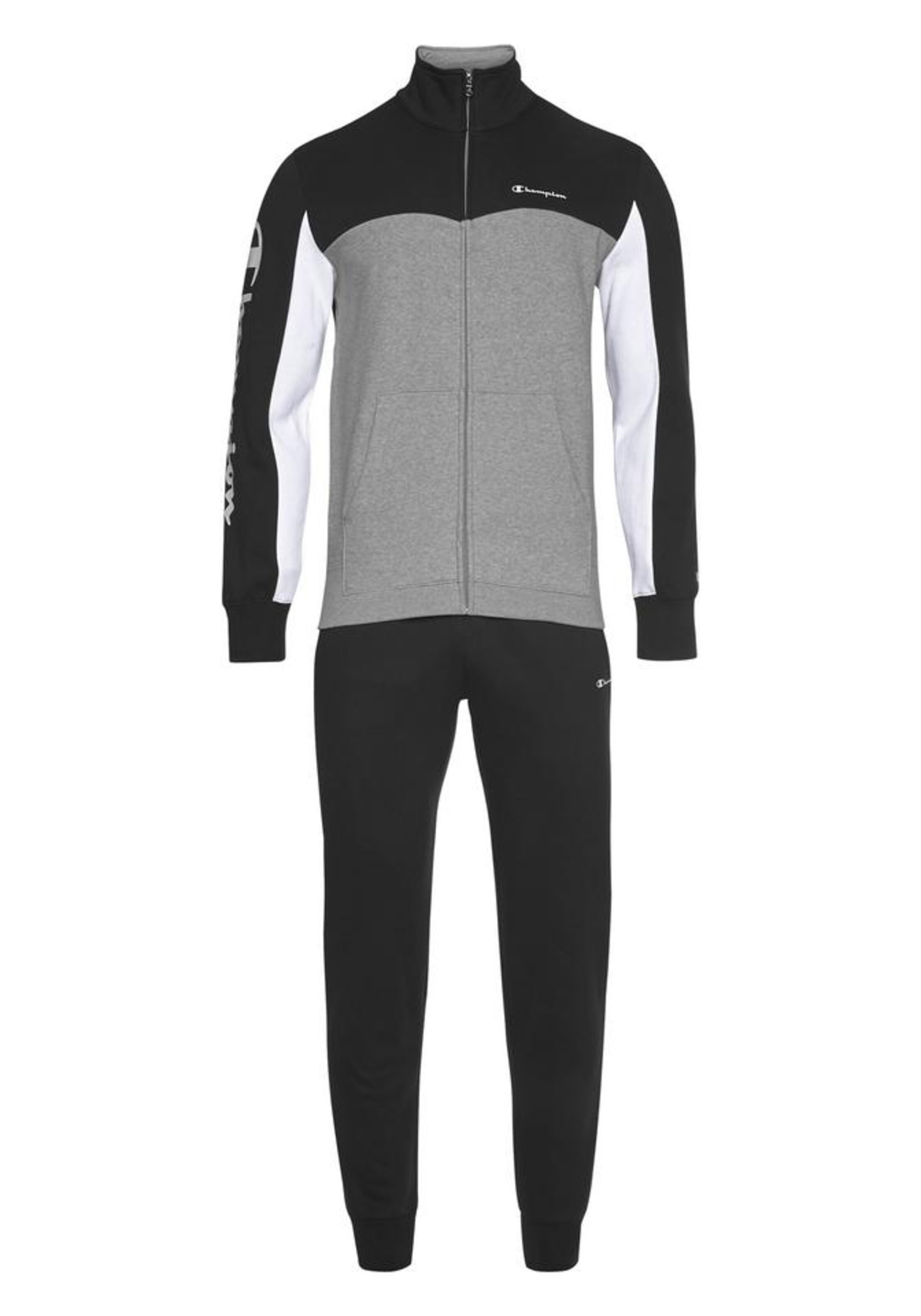 Champion Authentic Athletic Apparel - Huispak 'Full Zip Suit' in de kleur Grijs gemêleerd