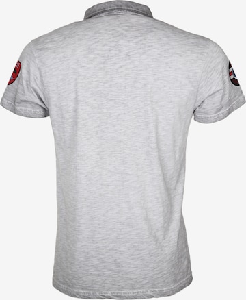 TOP GUN Shirt 'Star' in Grey