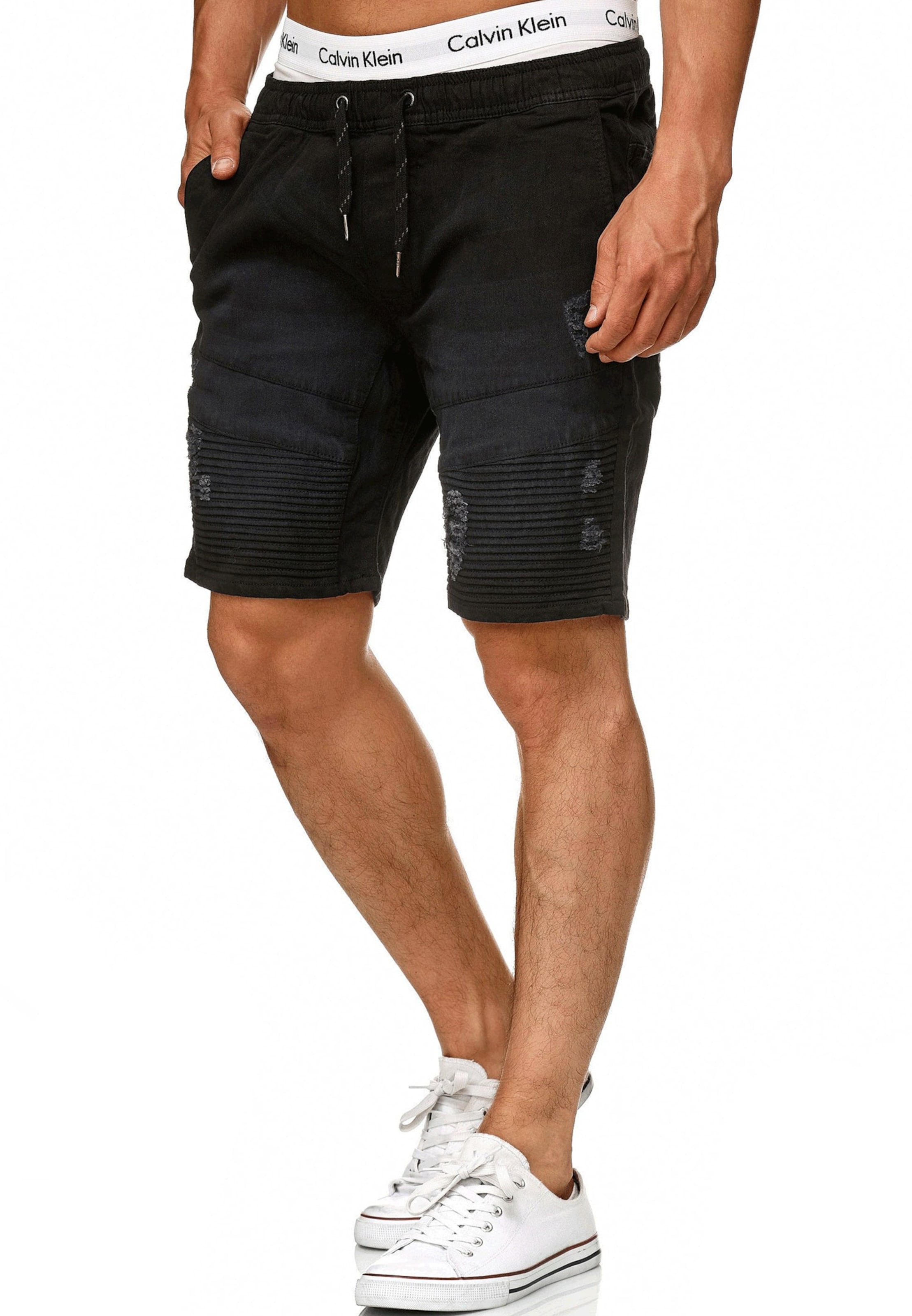 INDICODE JEANS Regular Jeans 'Ernest' in Black: front