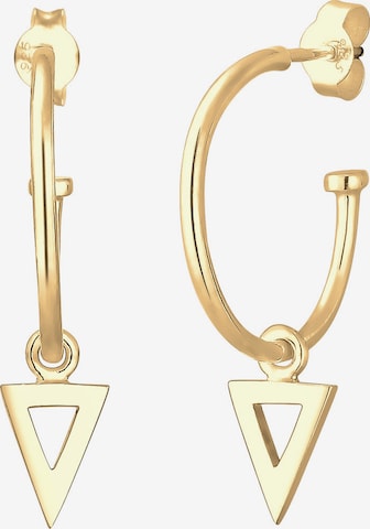 ELLI Earrings 'Dreieck Geo' in Gold