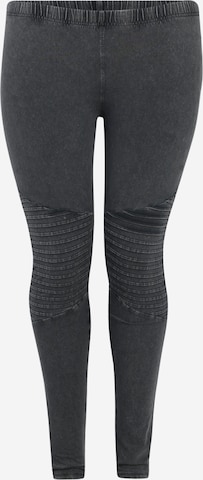 Urban Classics - Skinny Leggings em cinzento: frente