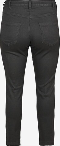 Slimfit Jeans 'EMILY' de la Zizzi pe negru