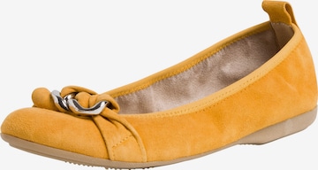 MARCO TOZZI Ballet Flats in Yellow: front