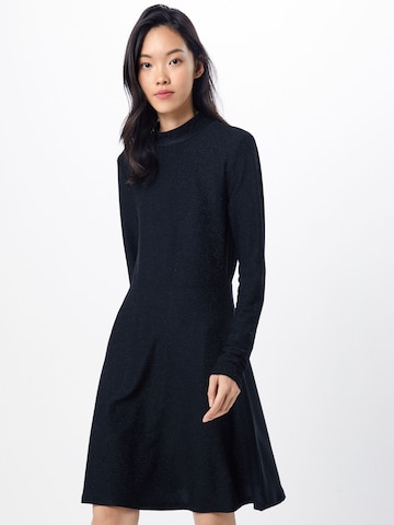 VILA Obleka 'VIGLOWA L/S DRESS/1' | črna barva: sprednja stran