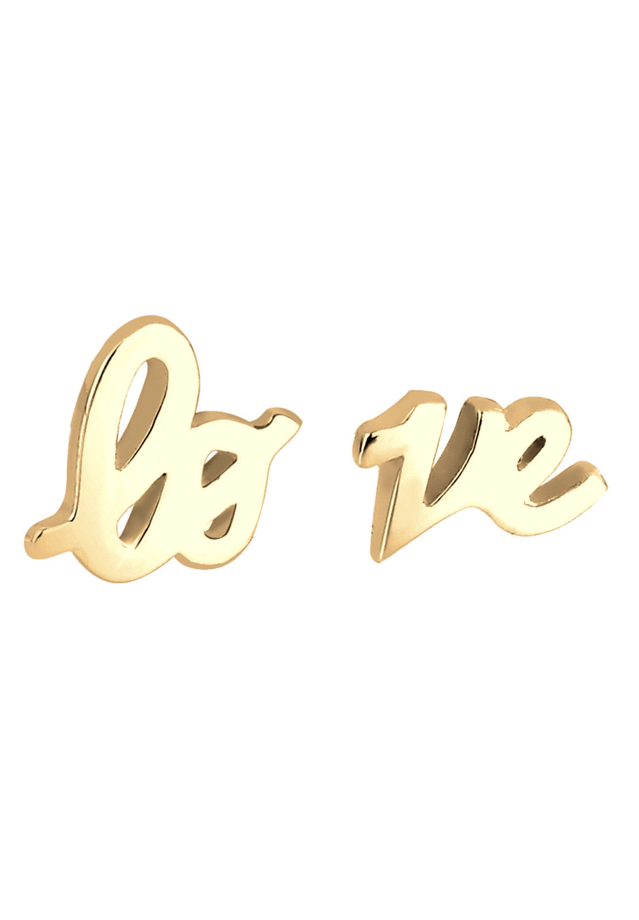 ELLI Oorbellen 'Love' in Goud